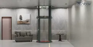 glass door elevator