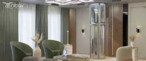round glass elevator